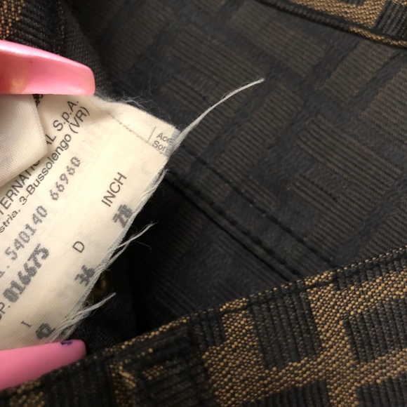 Fendi zucca monogram pants - Picture 3 of 4